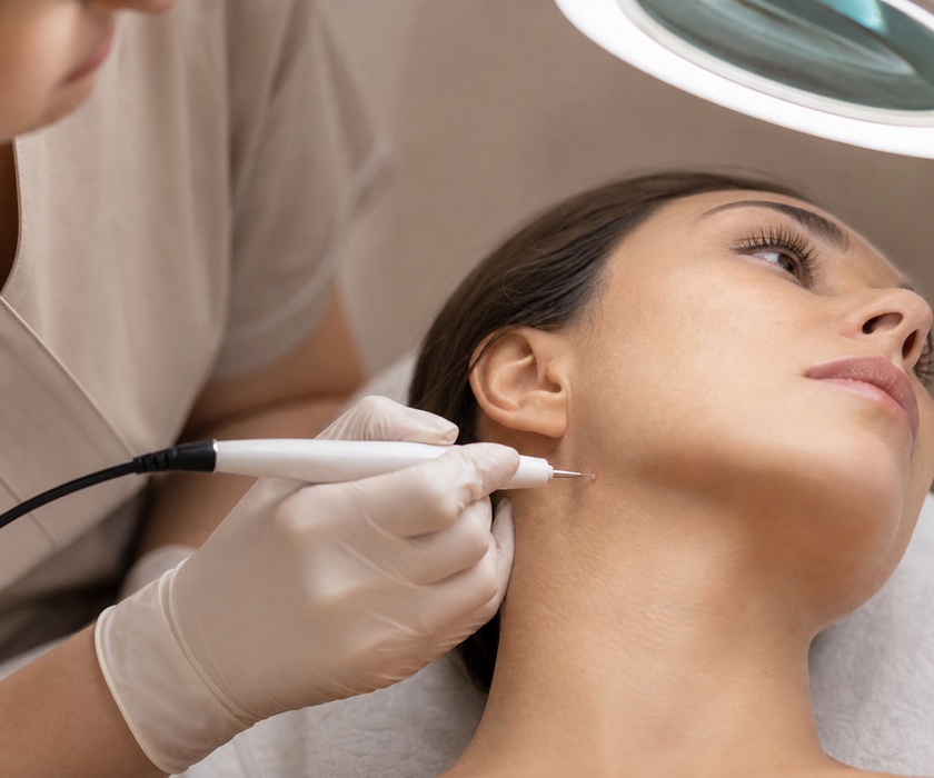 Видалення папілом + мікротокова терапія